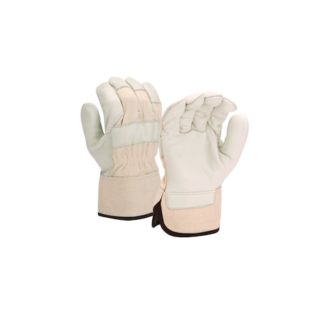 Pyramex Premium Cowhide Leather Palm with Safety Cuff, Size L GL1003WL